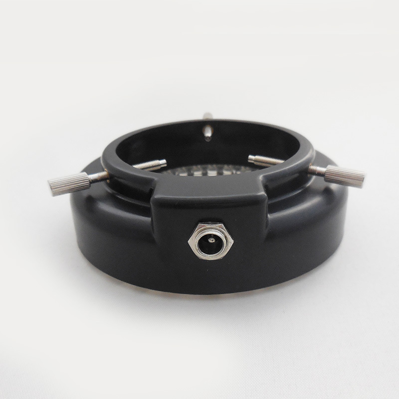 110V-240V 60 LED Purple UV Light Source Microscope Ring Light Lamp Illuminator