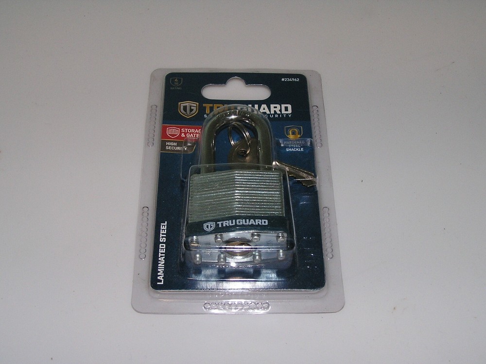 Trugaurd 234962 Padlock  Lock  With 2 Keys
