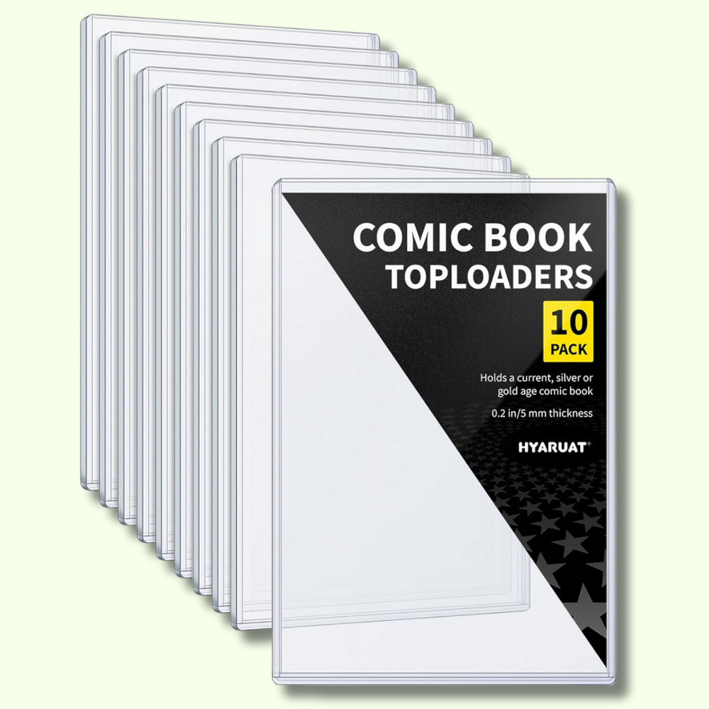 Comic Book Top Loaders - Protector Hard Case Sleeve, Toploader Holder for Silver