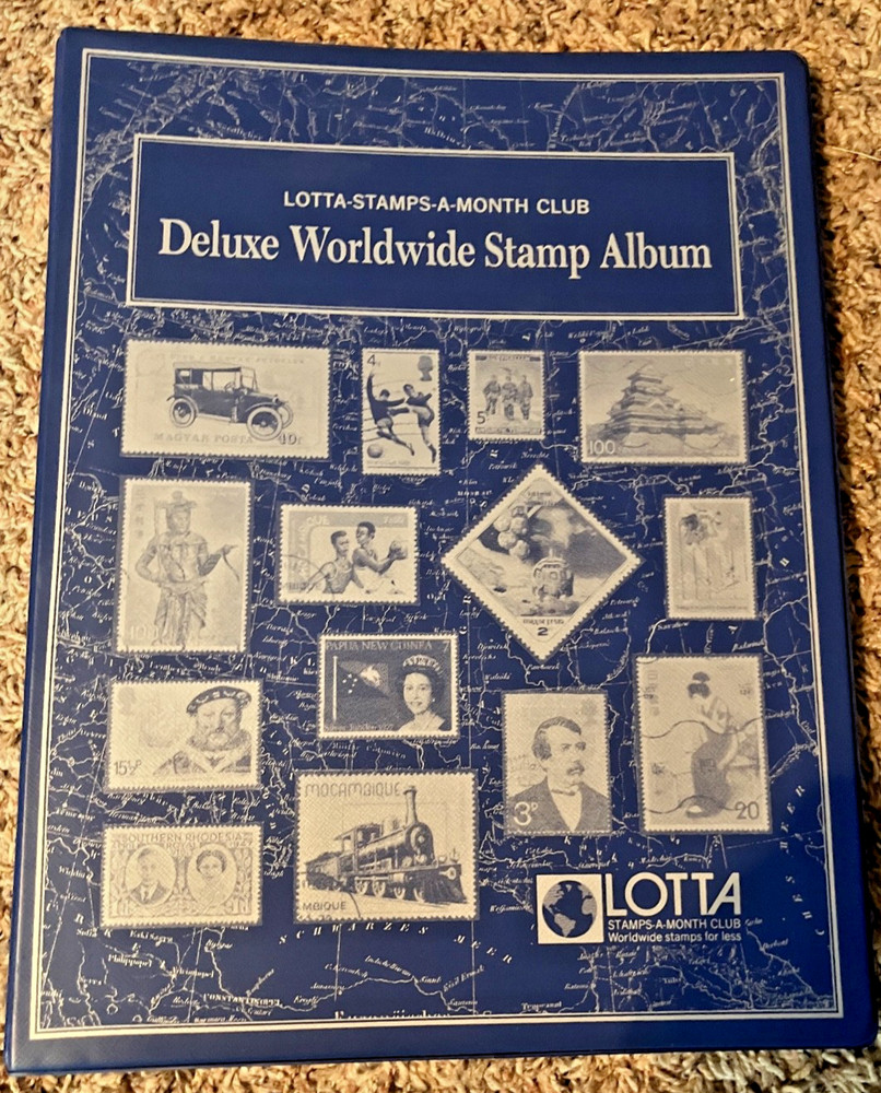 Lotta Deluxe Worldwide Stamp Album NEW - UNUSED