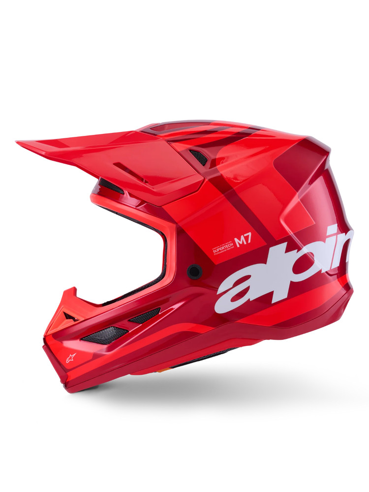 Alpinestars SM7 Core Helmet - Red Glossy - Medium
