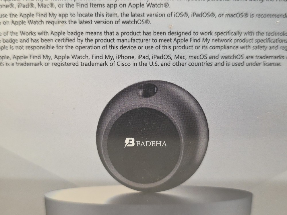 BFadeha Find My GPS Tracker Card Bluetooth Smart Finder New
