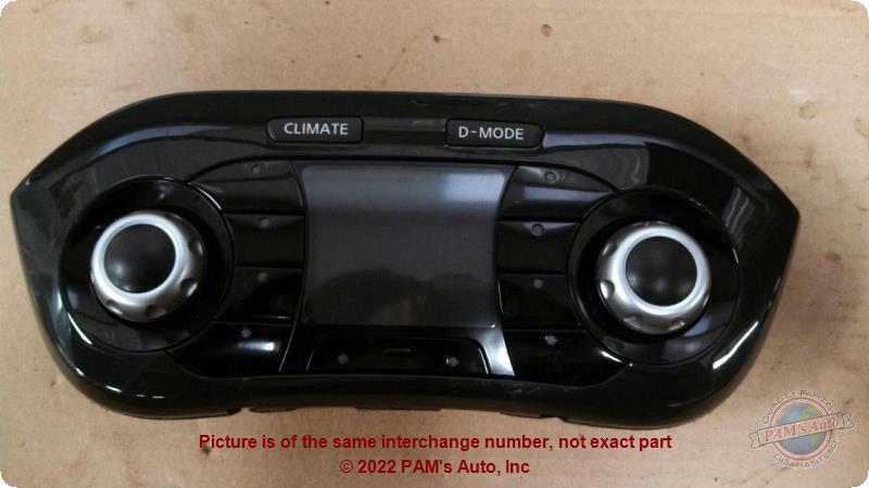 Used A/C Selector Switch fits: 2012 Nissan Juke automatic temperature control AT
