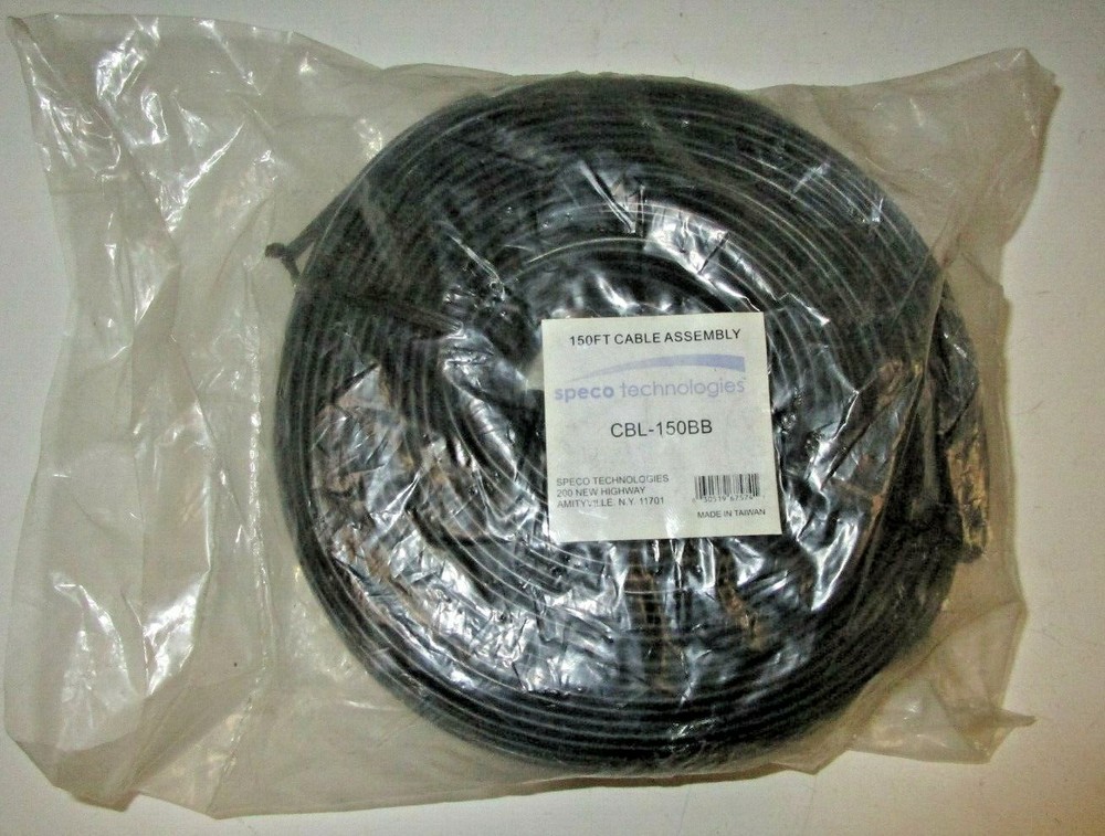 SPECO TECHNOLOGIES CBL-150BB / CBL150BB Combined Cable,150 Ft.