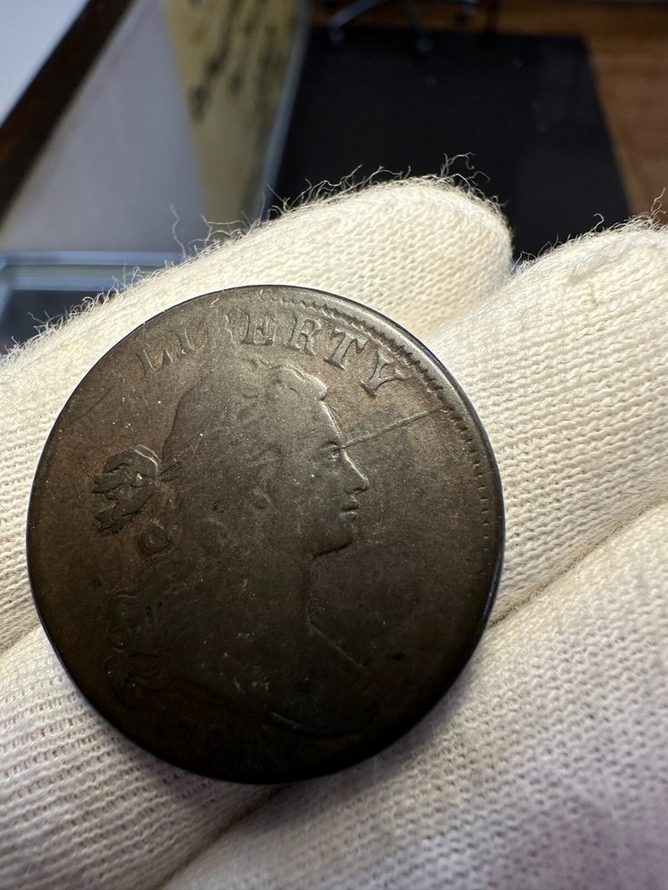 1798 Draped Bust Large Cent Fine Variety S-167