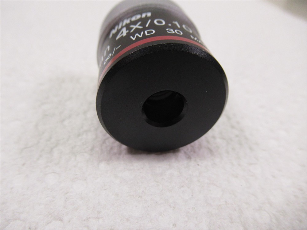 Nikon E Plan 4x / 0.10 OFN20 WD 30 Microscope Objective Lens for Eclipse Models
