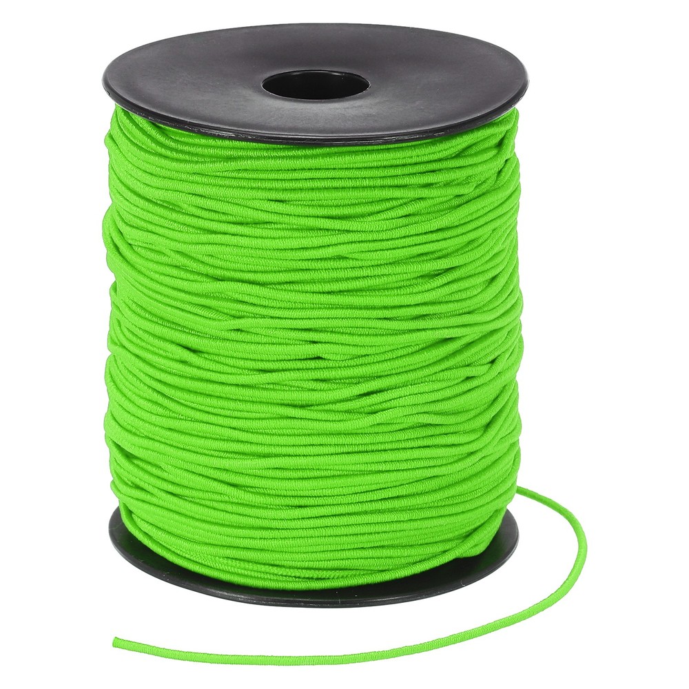 Elastic Cord, 1.5mm Stretchy Elastic String 100 Yards Light Green