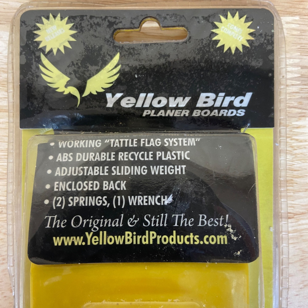 Yellow Bird Medium Port Side Planer Board, Tattle Flag System