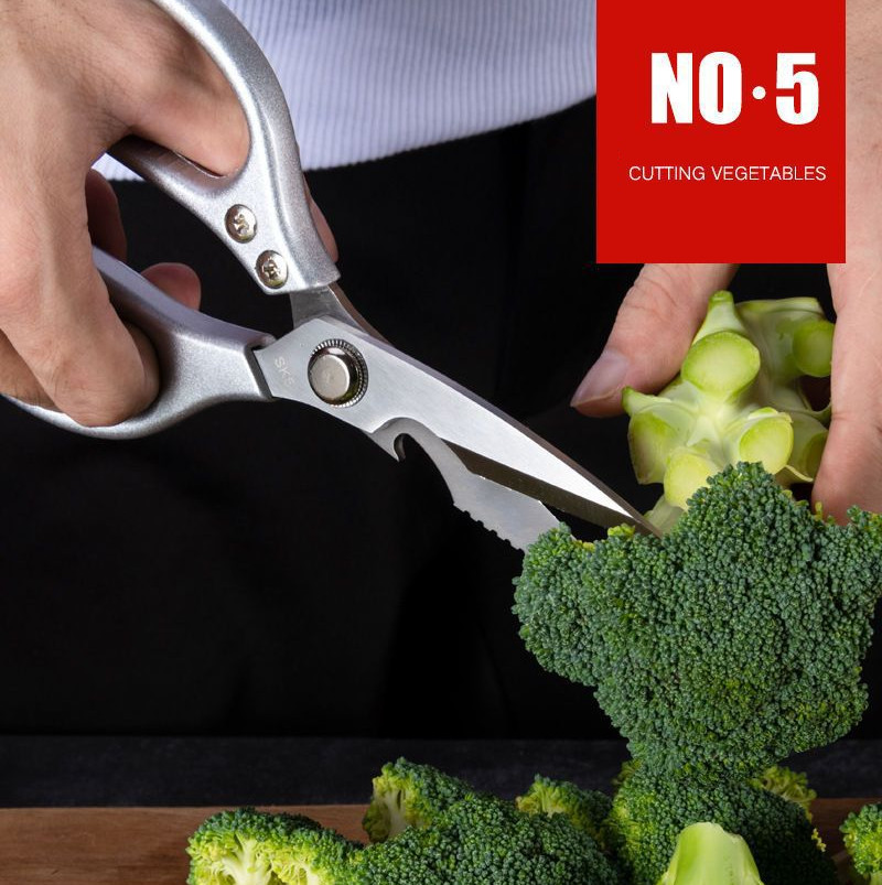 Heavy Duty Kitchen Shears Stainless Steel Multi-Function Scissors for Meat Fish