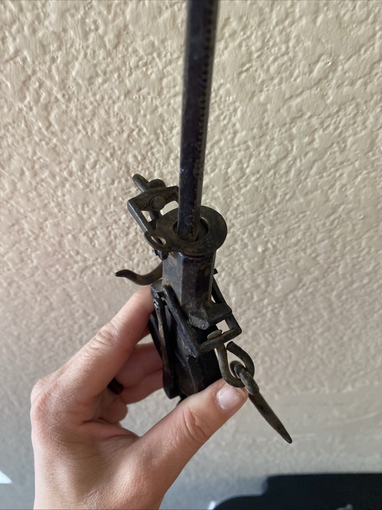 Antique Cast Iron Balance Beam Scale Hook