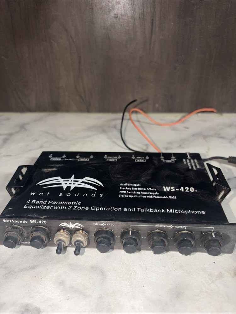 Wet Sounds WS 420 SQ Operation Equalizer