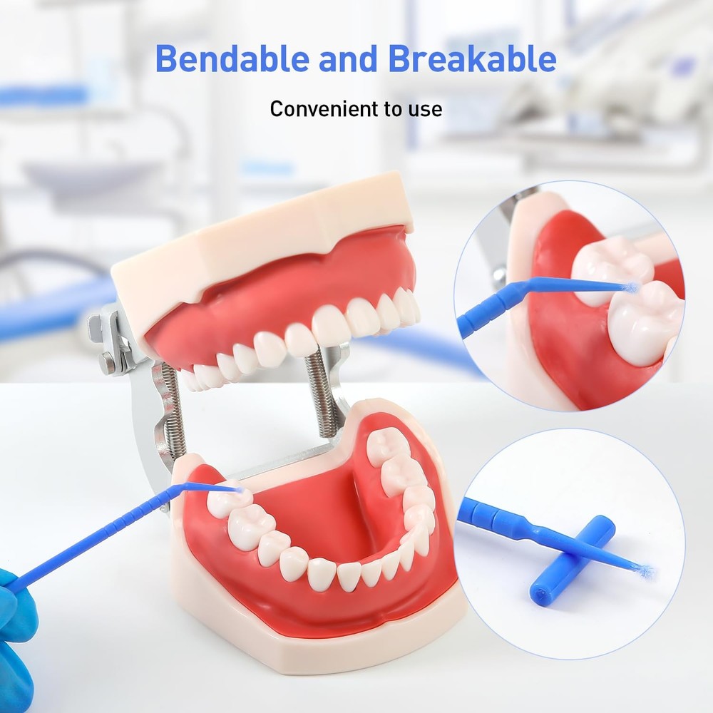 400pcs Dental Micro Applicators Brushes Regular, Disposable Microswabs