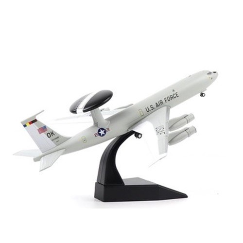 E-3 Sentry 1/200 scale Diecast Metal Aircraft Model Kit with Stand Military Airc