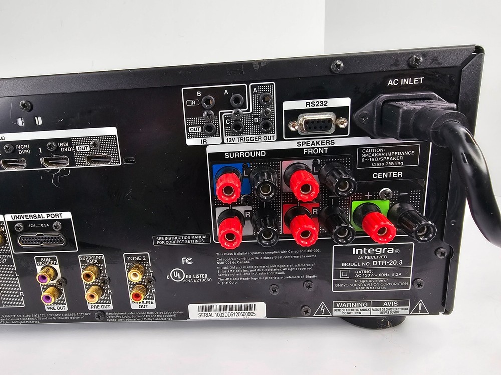 Integra DTR 20.3 Receiver