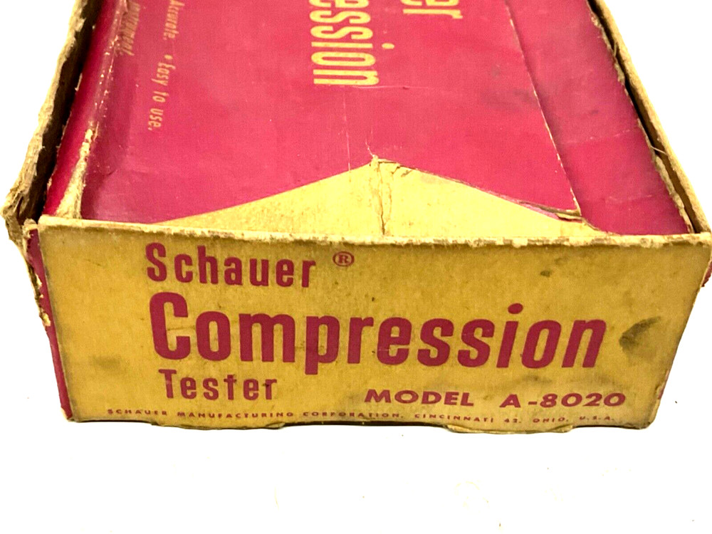 SCHAUER COMPRESSION TESTER, A-8020