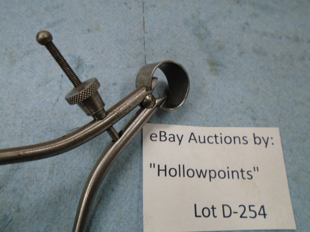 Lufkin 141 ToolMakers 3" Outside Caliper Solid Nut Round Leg for Machinist D254