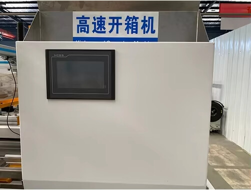 High Speed Box Carton Unpacking Forming Machine Case Erector