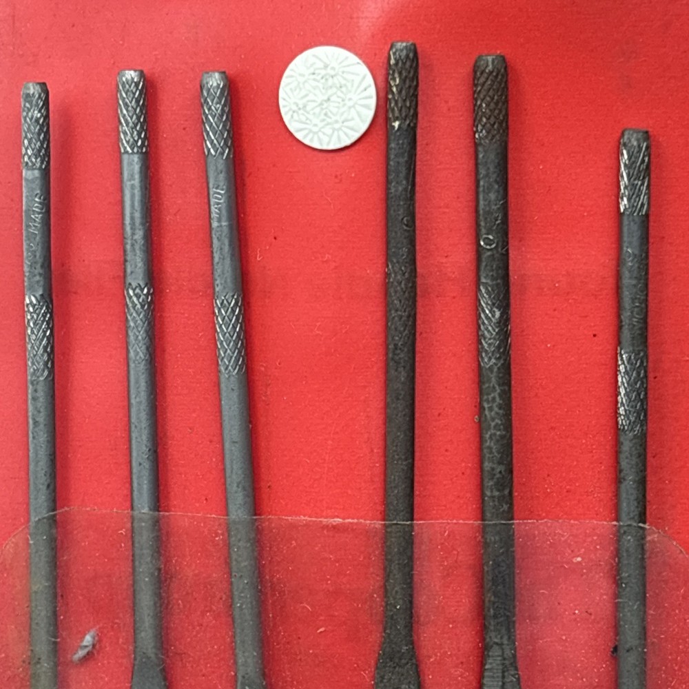 Nicholson Round Handle Needle File Set 5.5" Assorted 12 Pc. Set READ