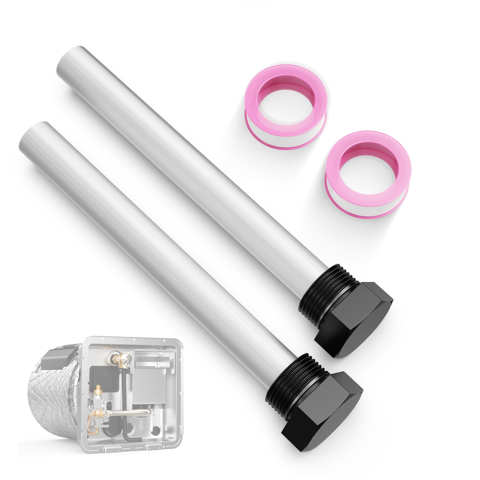 RV Water Heater Magnesium Anode Rod 9.25" inch 3/4" NPT for Suburban SW6DE