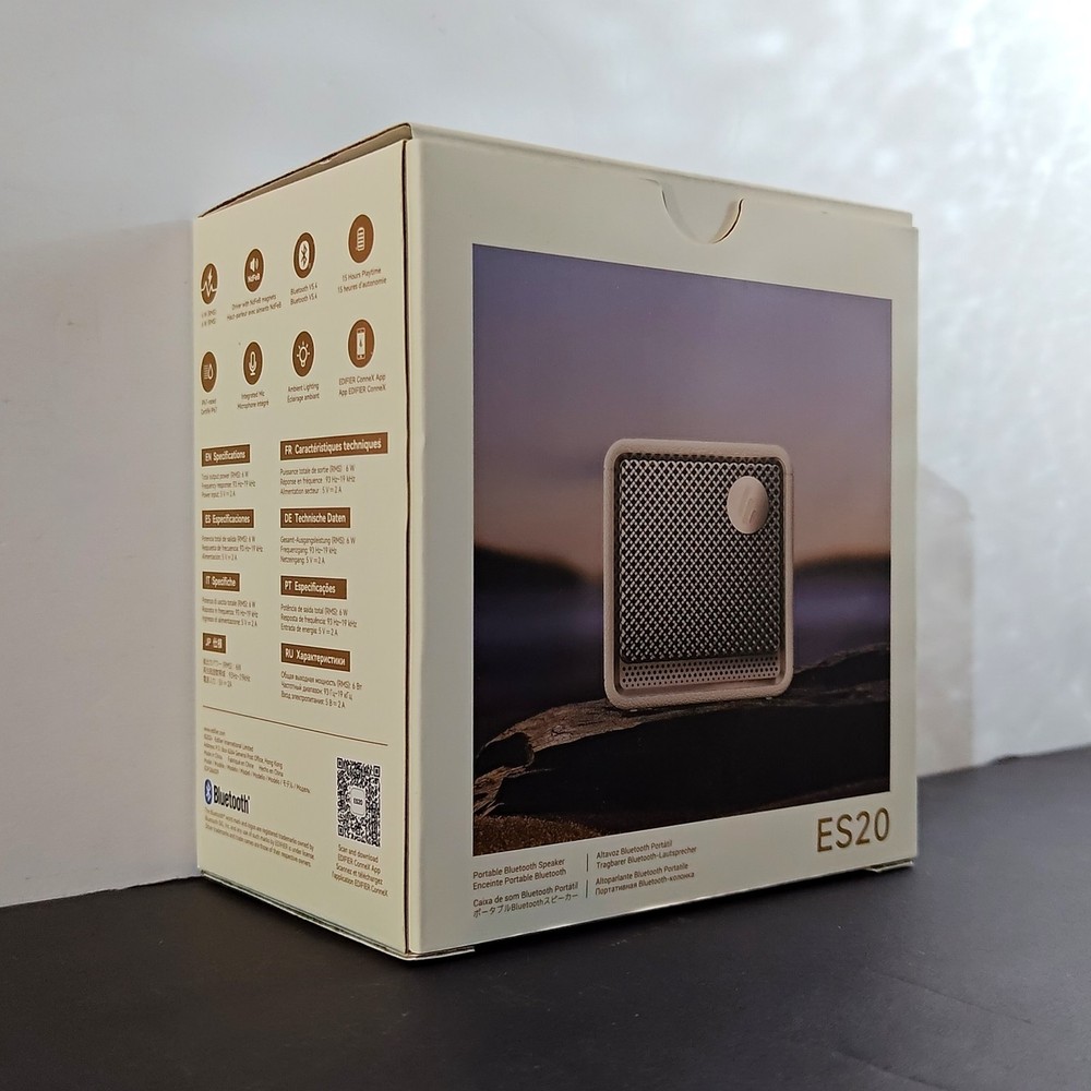 Edifier ES20 Portable Waterproof Lightweight Mini Bluetooth Speaker Ivory