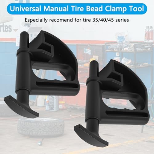 Universal Tire Bead Clamp Tools Drop Center Helper - Rim Pry Solid Nylon 2 Pack