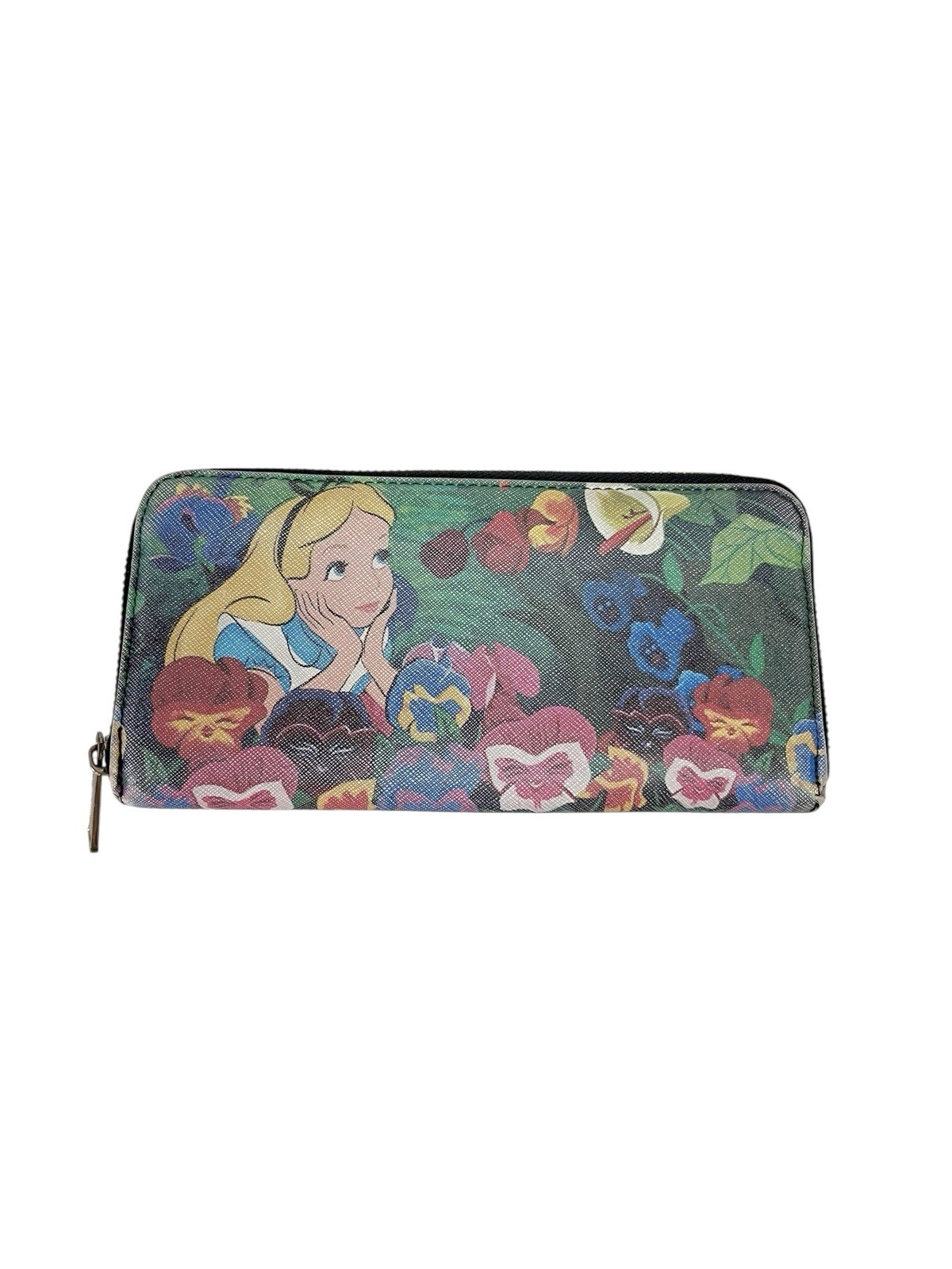 Loungefly Disney Alice in Wonderland Garden Zip Around Wallet Sold Out Retired