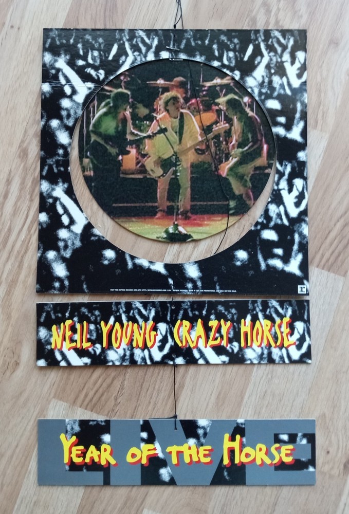 RARE! Neil Young & Crazy Horse~ Year of the Horse '97 Promo Record Store Mobile!