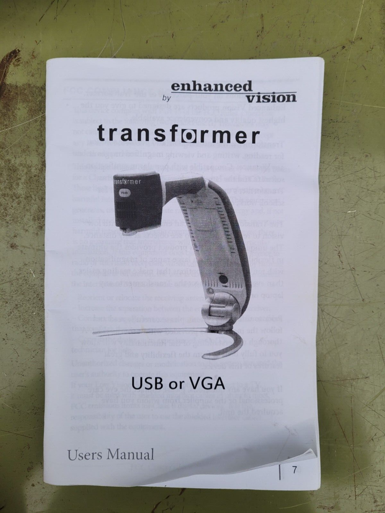 Complete in Original Box Enhanced Vision Transformer Magnifier TRVEA