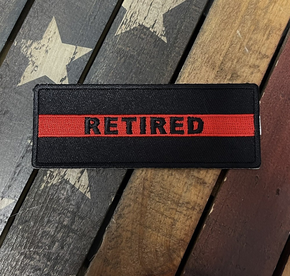 Thin Red Line RETIRED Patch, Firefighters