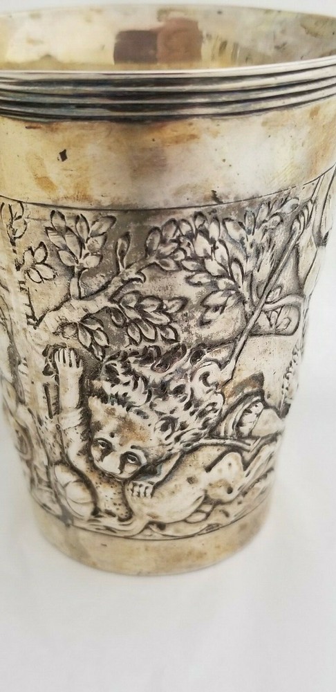 STERLING SILVER HUNTING CUP / BEAKER