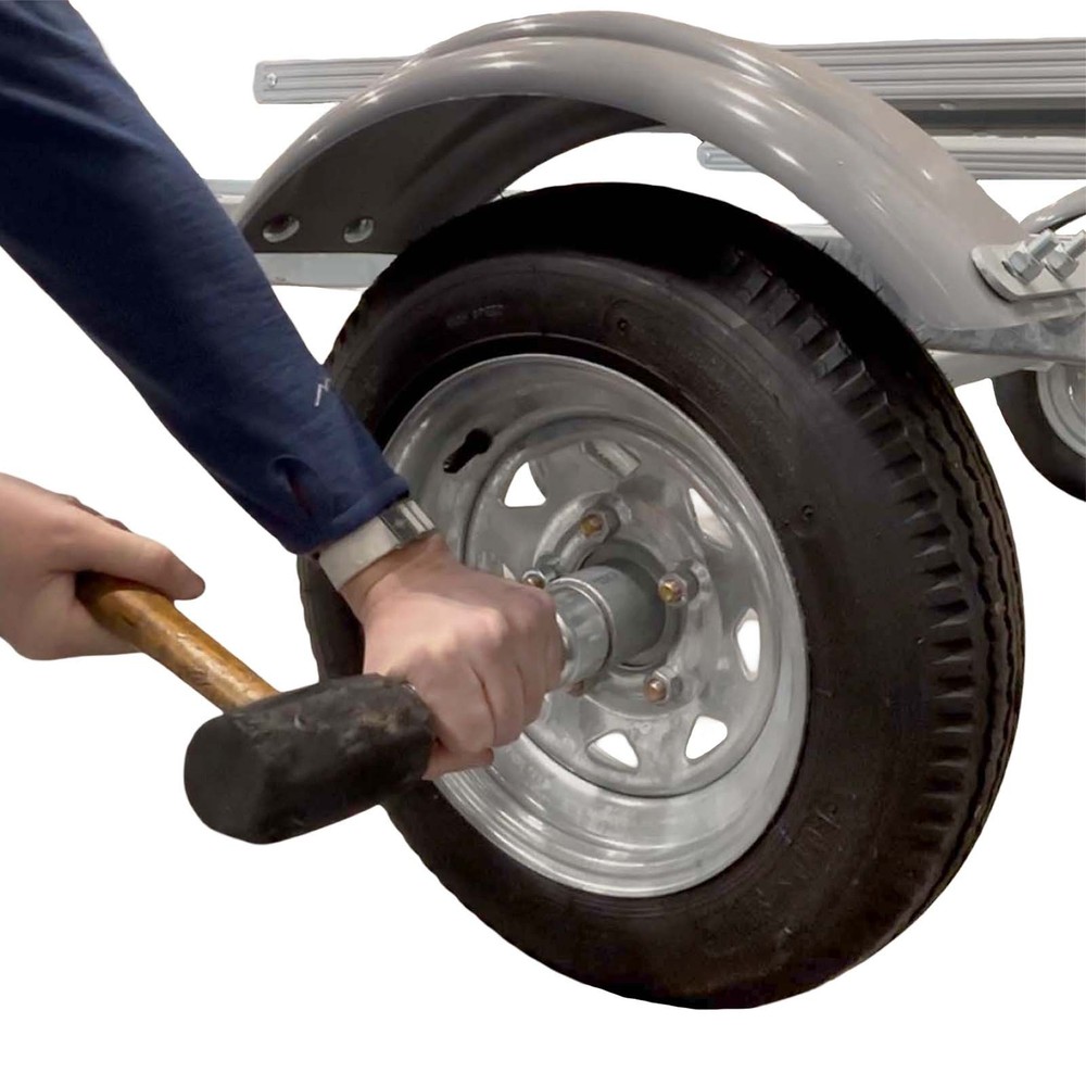 Sturdy Built 1.98 Trailer Dust Cap Installation Tool