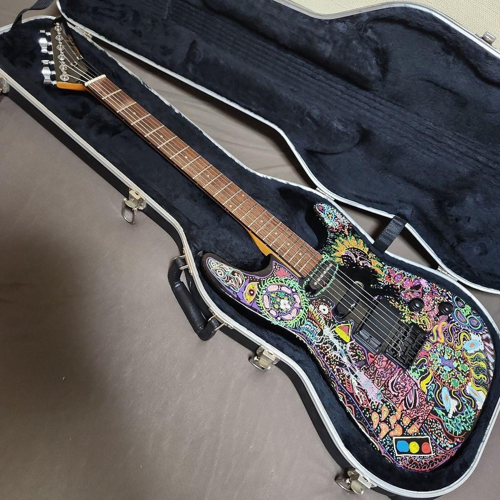Strat Type Psychedelic Paint