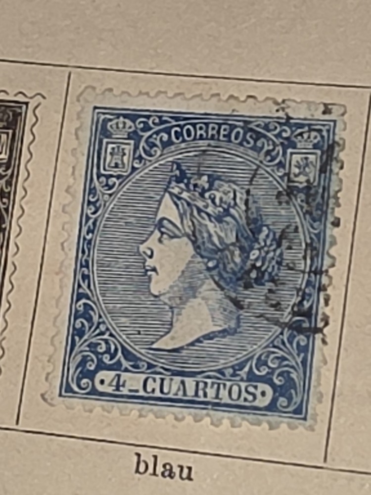 Foreign Spanien 4c Stamp Used - #I190