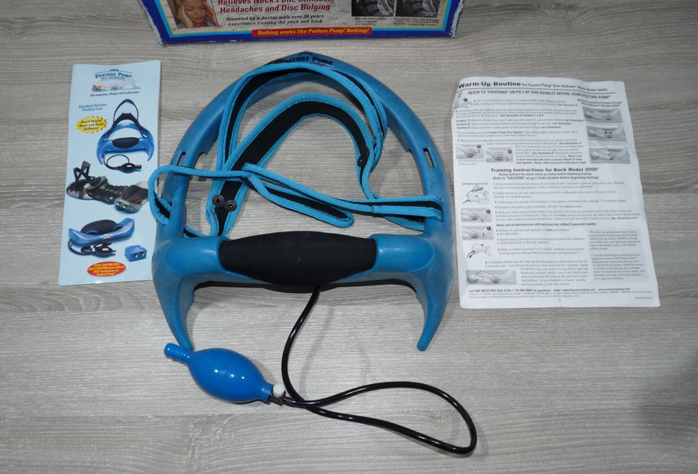Posture Pump Professional Model 1000 Neck Exerciser Cervical Disc Hydrator