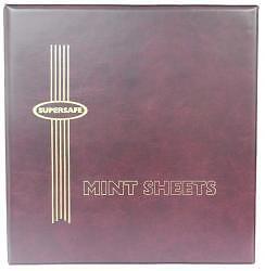 Supersafe Mint Sheet Album - Red