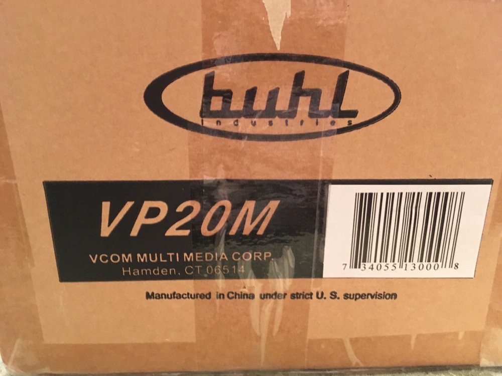 buhl vp20m document camera