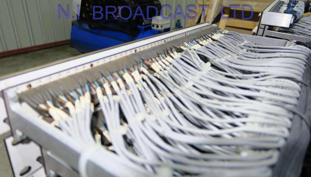 1x 48x2 Ghielmetti prewired audio jackfied patch panel  (14 available)