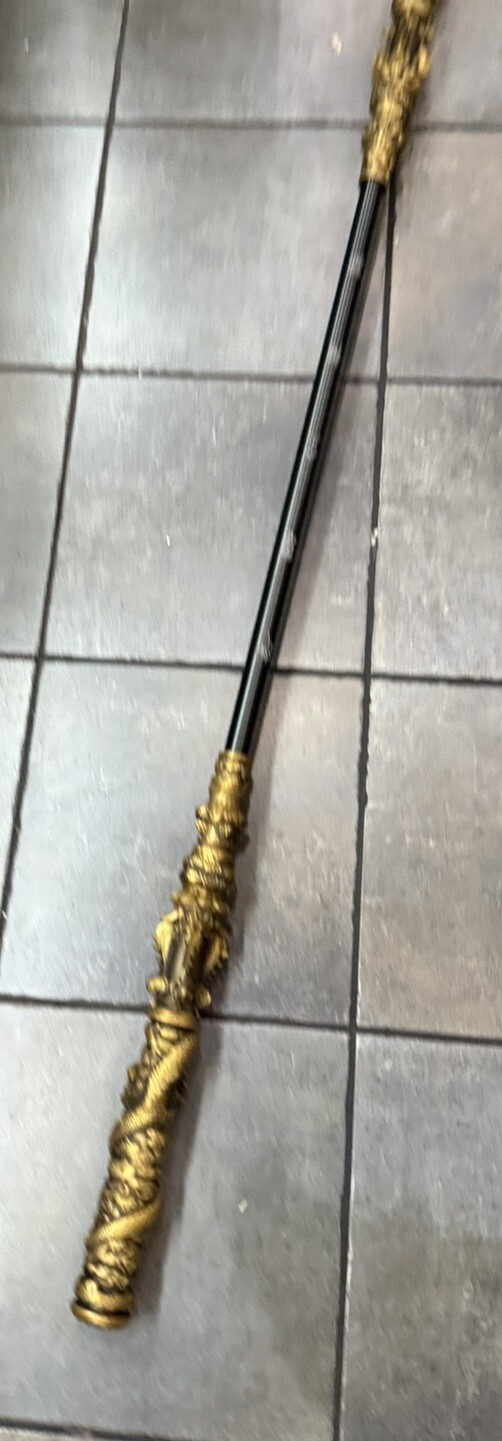 Monkey King Staff 53” Kungfu Gold Metal Wushu Sticks 1:1