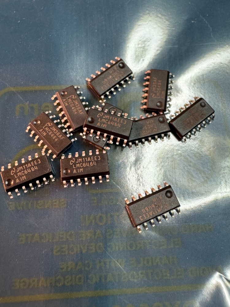 LMC6464AIM IC CMOS Amplifier 14SOIC (2PCS )