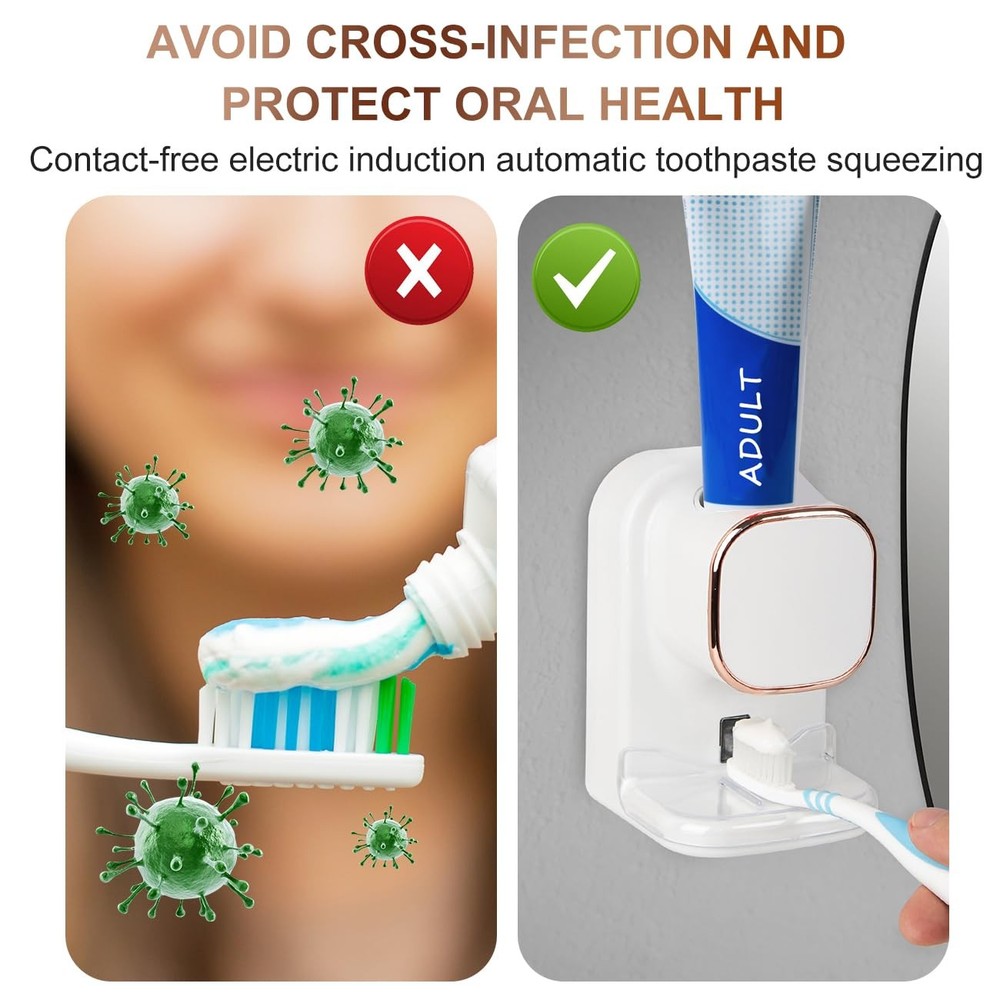 Automatic Toothpaste Dispenser Kids - Electric Toothpaste Dispenser -Tooth pa...