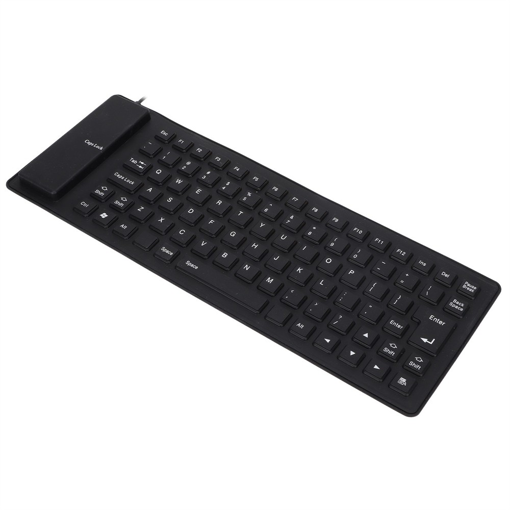 85 Keys Silicone Keyboard Fully Sealed Design Lightweight Portable for PC
