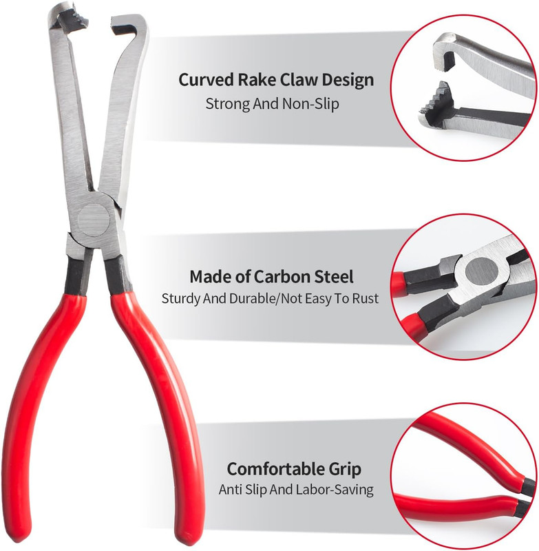 4Pcs Electrical Disconnect Pliers 60° Automotive Electrical Connector Separato