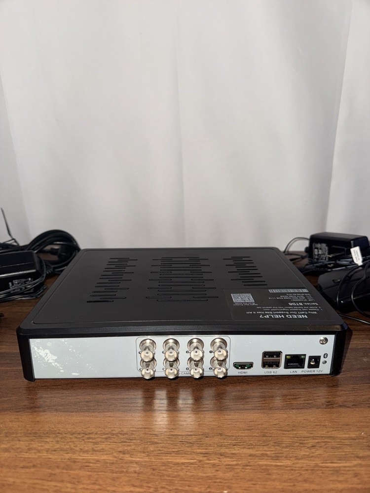 Night Owl DVR-BTD8-8 8-Channel Security Camera W/ Mouse & Cords - Untested