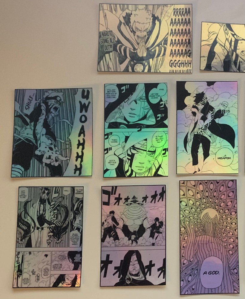 Manga Panel Boruto Sticker Bundle - Anime Loptop Stickers