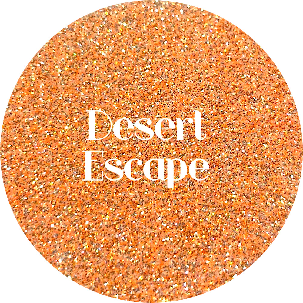 Premium Polyester Glitter - Orange Iridescent