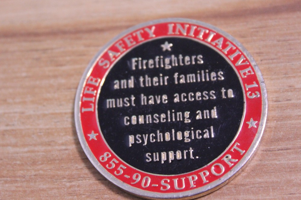 Team Illinois Peer Support Firefighters Commemorative Token
