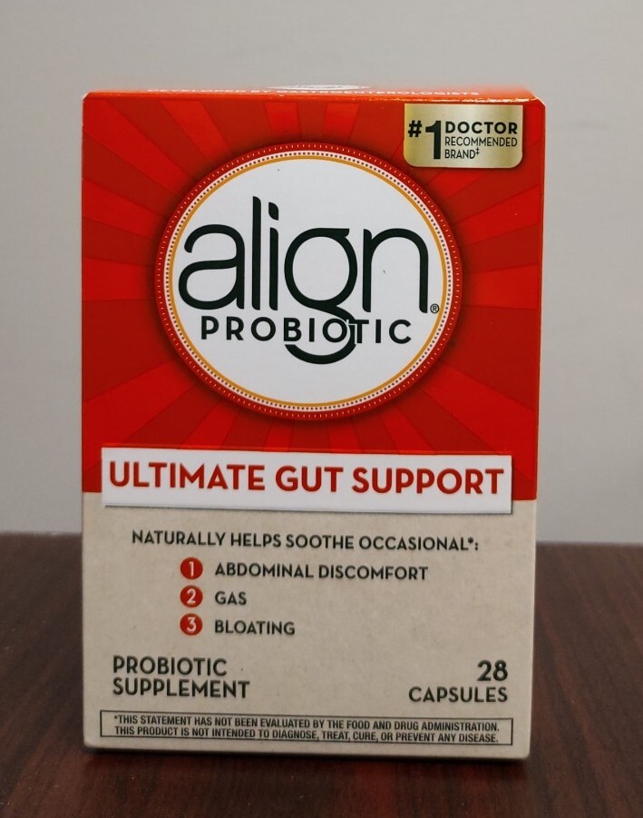 Align Probiotic 24|7 Gut Support Supplement 28 Capsules Exp 8/26