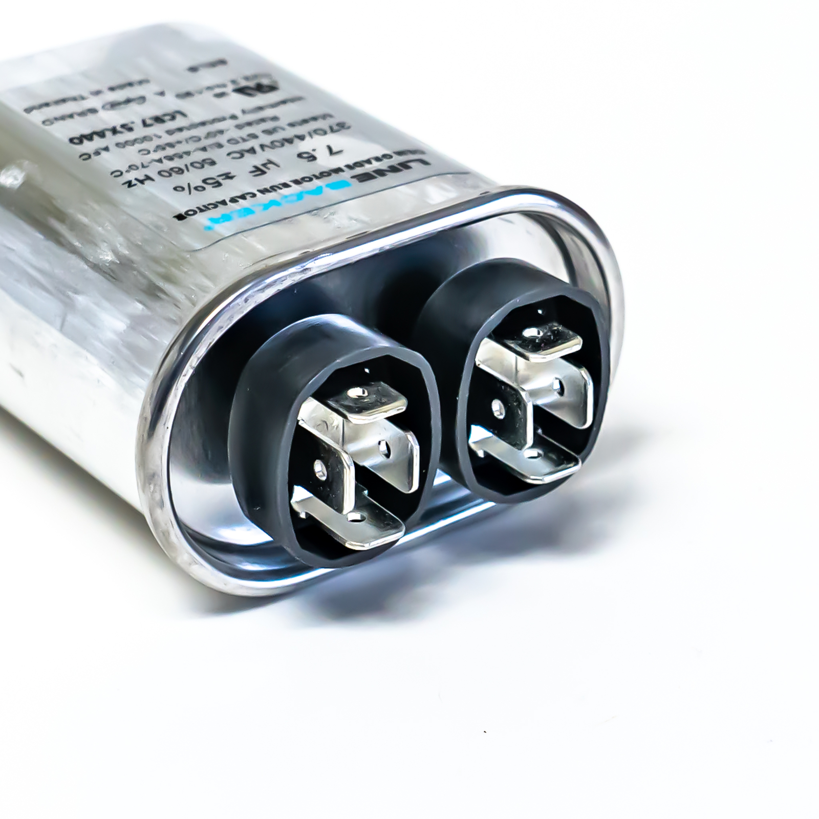 Supco Capacitor Oval Run 7.5 uf mfd 370/440 Volts for HVAC Motors