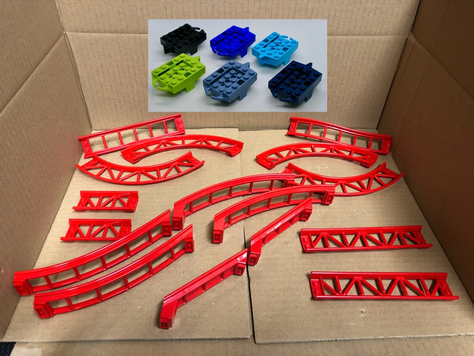 NEW Lego Roller Coaster Track Red / cars (10261)