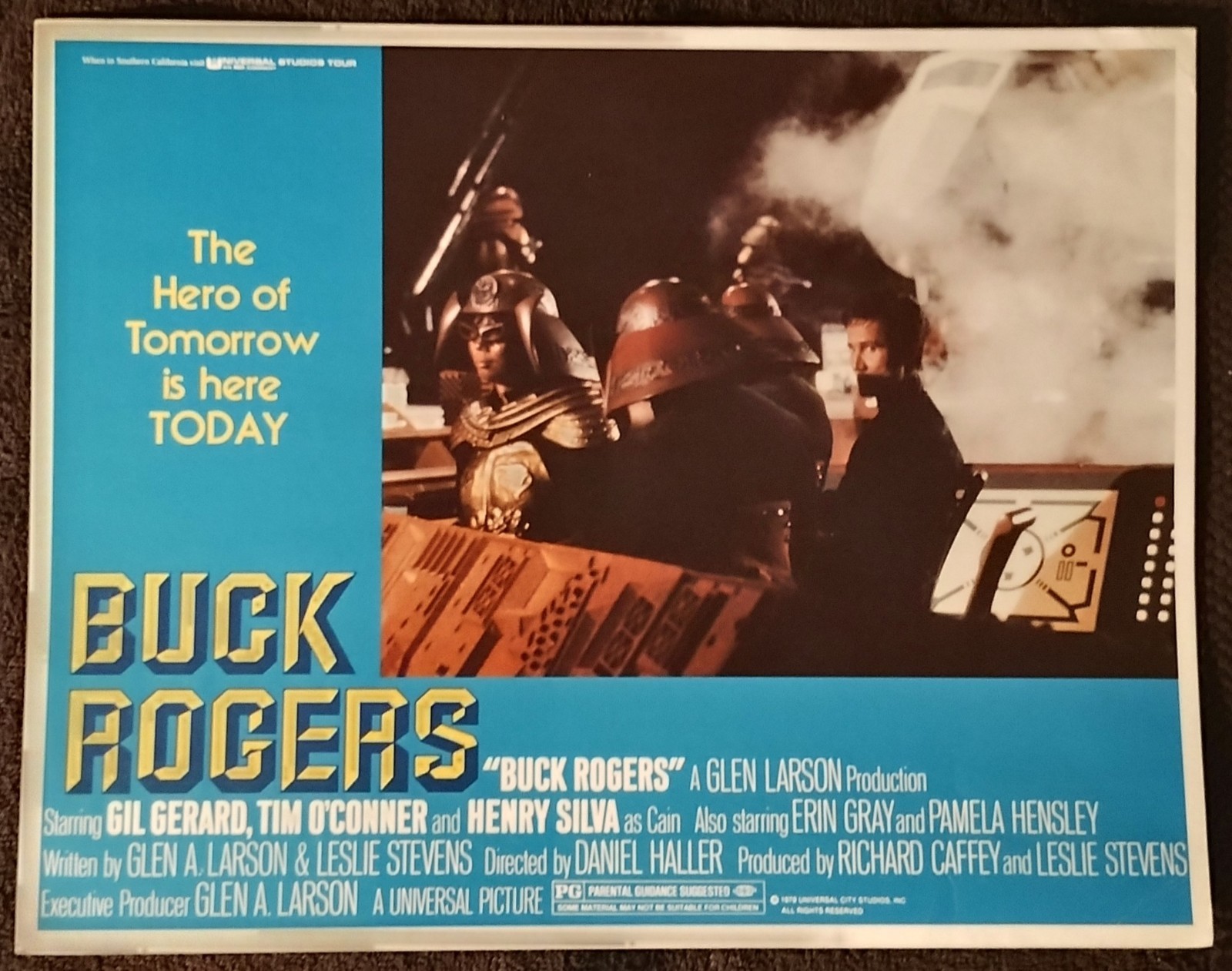 Buck Rogers 1979 Set of 3 Lobby Cards Gil Gerard Henry Silva